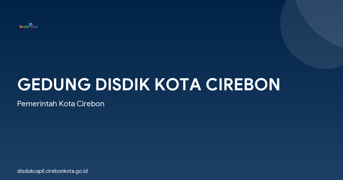 GEDUNG DISDIK KOTA CIREBON
