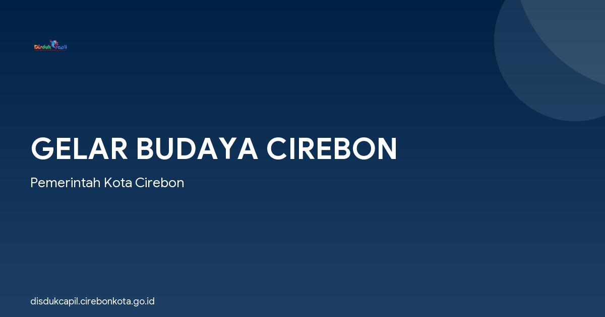 GELAR BUDAYA CIREBON