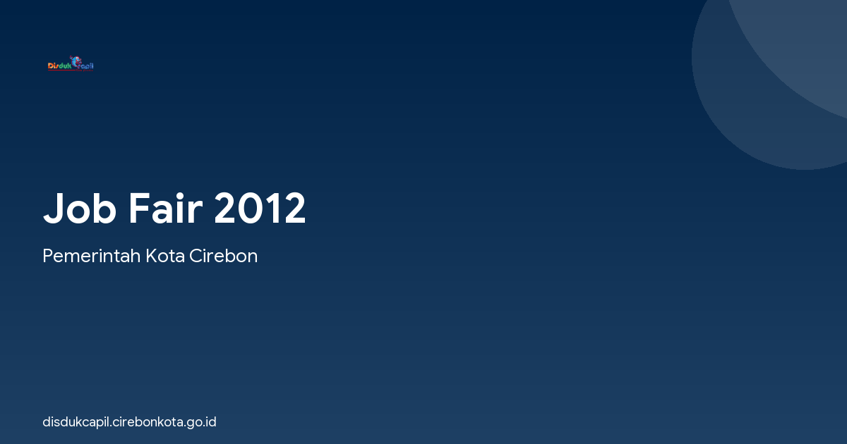 Job Fair 2012