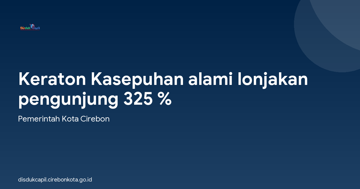 Keraton Kasepuhan alami lonjakan pengunjung 325 %