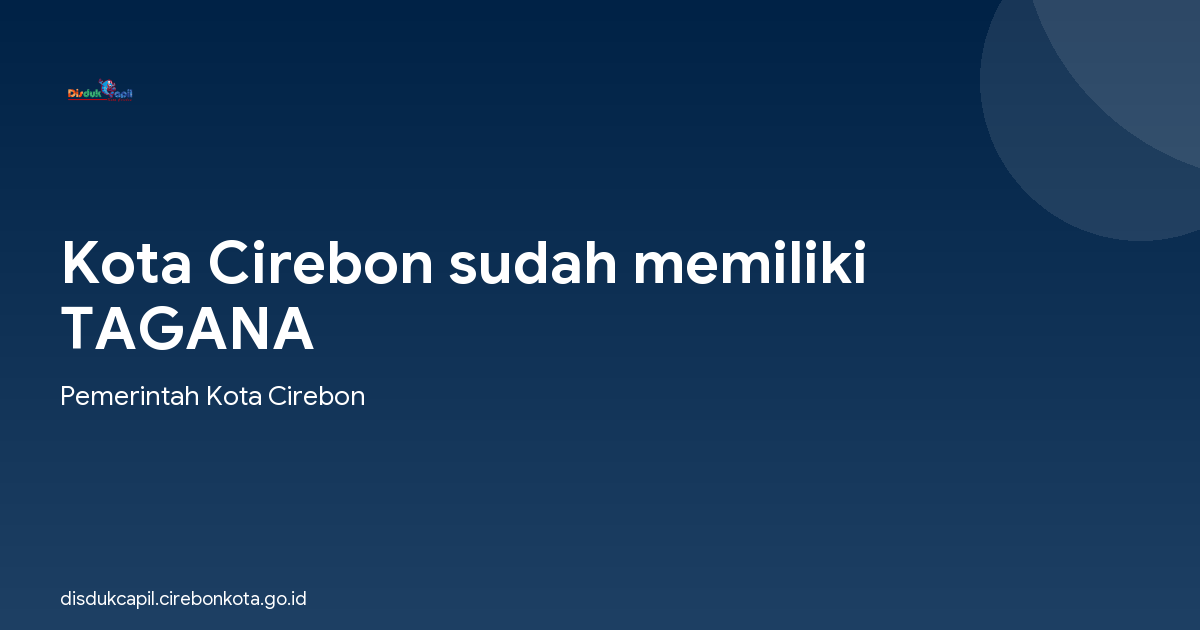 Kota Cirebon sudah memiliki TAGANA