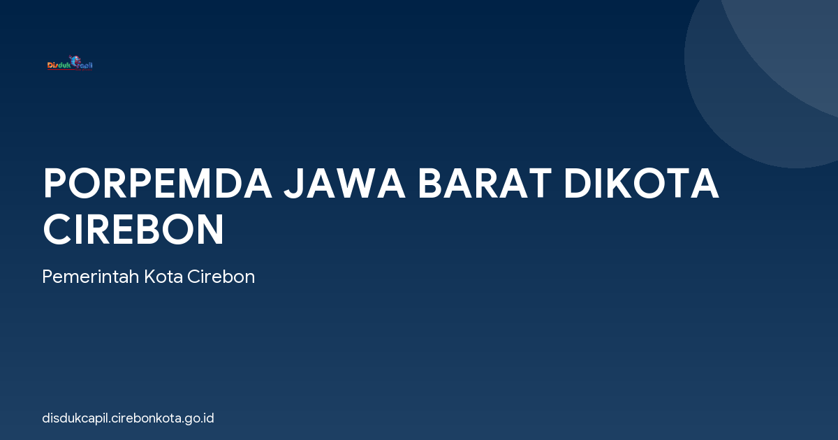 PORPEMDA JAWA BARAT DIKOTA CIREBON