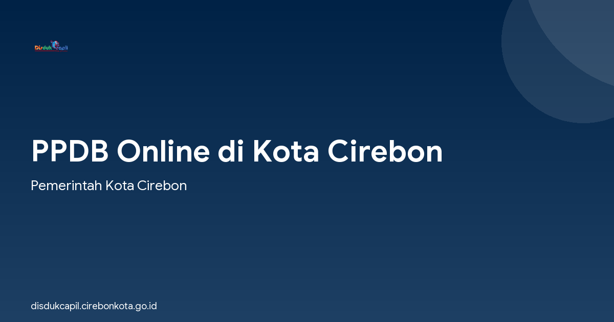 PPDB Online di Kota Cirebon