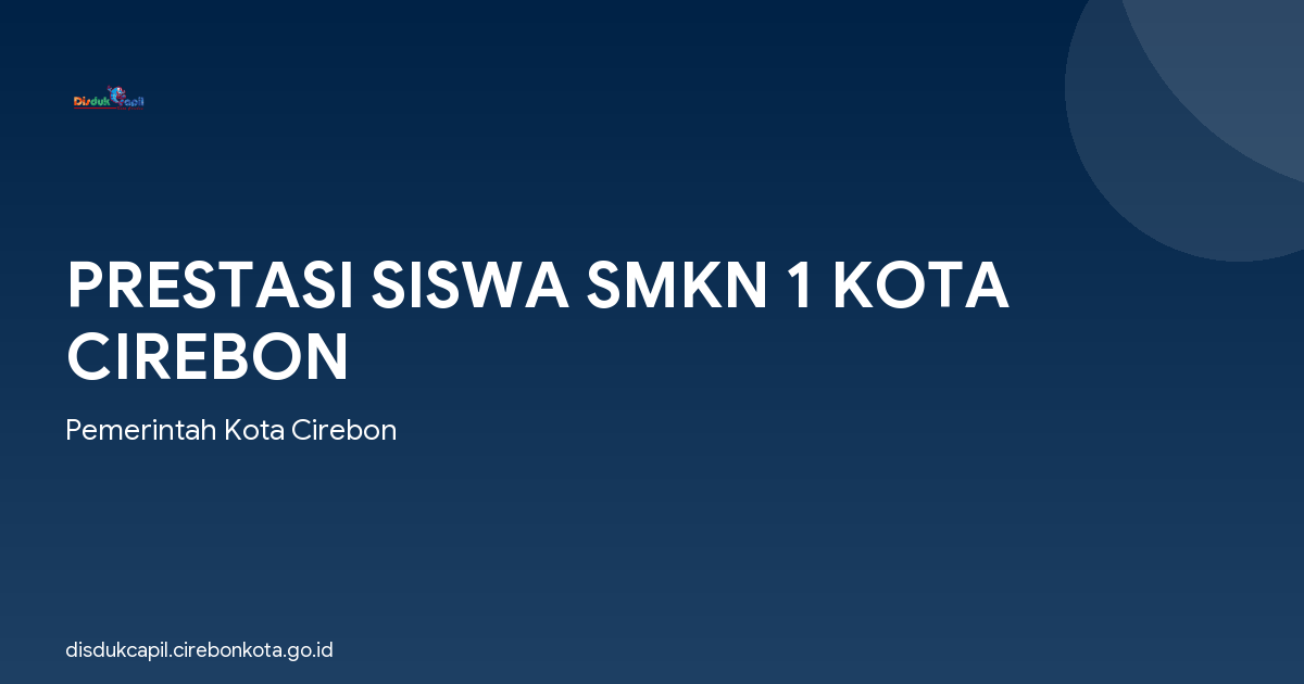 PRESTASI SISWA SMKN 1 KOTA CIREBON