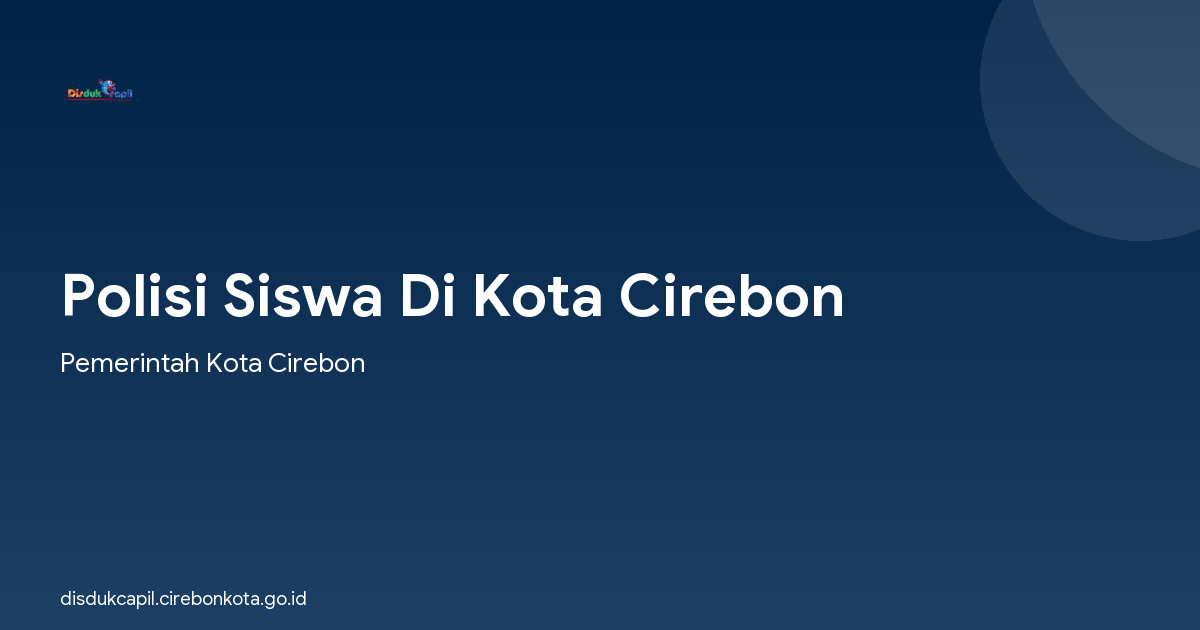 Polisi Siswa Di Kota Cirebon