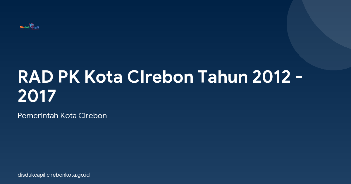 RAD PK Kota CIrebon Tahun 2012 - 2017
