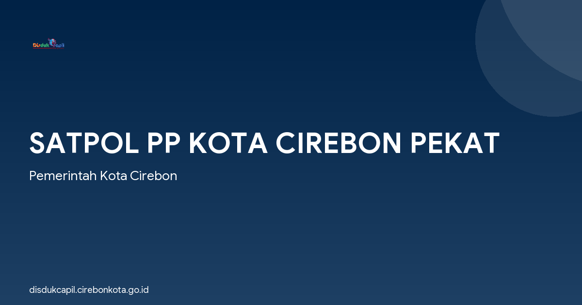 SATPOL PP KOTA CIREBON PEKAT
