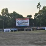 Berita Foto : Upacara Penurunan Duplikat Bendera Pusaka RI
